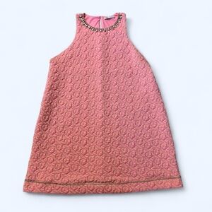 Zara Pink Textured Mini Dress